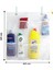 Çok Amaçlı Dörtgen Vantuzlu Banyo Organizeri + 8 Cepli Askılı Mutfak Banyo Düzenleyici - 2li Set Dqncha 4