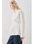 Parçalı Tasarım Gömlek Ekru 6