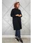Kadın Etiket Detaylı Takma Kol Tesettür Tunik 2