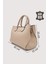 Hakiki Deri Pudra Kadın Kol Çantası Uzun Askılı SMR7666 3