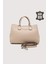 Hakiki Deri Pudra Kadın Kol Çantası Uzun Askılı SMR7666 4