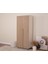 İtra 2 Kapaklı Gardırop – Krem Gövde, Meşe MDFLAM Kapak 1