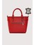 Hakiki Deri Kadın El Çantası Kırmızı SMR7922 3