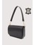 Hakiki Deri Rugan Kadın Kol Çantası Siyah SMR9375 5