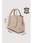 Hakiki Deri Kadın El Çantası Pudra SMR9226 2