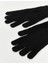 Erkek Örgü Eldiven Siyah Standart 3