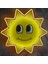 Neon LED Işıklı Güneş Emoji Pop Art 1