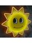 Neon LED Işıklı Güneş Emoji Pop Art 2