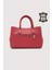 Hakiki Deri Kırmızı Kadın Kol Çantası Uzun Askılı SMR7666 2