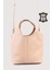 Hakiki Deri Kadın El Çantası Pudra SMR9200 2