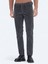 Gri Fitilli Dokuma Slim Fit Kadife Casual Pamuk Karışımlı Pantolon 2