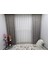 Nivemeshome 2571 V -117 Reina Gold 1/3 Pileli Bambu Tül Perde 1