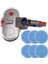 Dyson V15 V11 V10 V8 V7 Elektrikli Süpürge Için Çıkarılabilir Su Tankı ile Elektrikli Paspas Başlığı Aparatı 6 Yeniden Kullanılabilir Paspas Pedi C (Yurt Dışından) 3