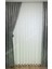 Efsun Gri Bambu Serpme Tül Perde Ütü Gerektirmeyen Kalın Kumaş 275 x 270 cm 7