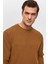 O Yaka Selanik Koyu Kahve Erkek Sweatshirt SW2013700013 2