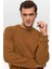 O Yaka Selanik Koyu Kahve Erkek Sweatshirt SW2013700013 3