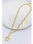 Yıldız Uçlu Uzun Zincir Kolye 1