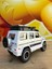 Mercedes G63 Işıklı Müzikli Lüks Jeep Mercedes G65 Beyaz Jip Model Araba 17CM Açılan Kapılar 2