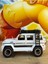 Mercedes G63 Işıklı Müzikli Lüks Jeep Mercedes G65 Beyaz Jip Model Araba 17CM Açılan Kapılar 3