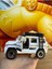 Mercedes G63 Işıklı Müzikli Lüks Jeep Mercedes G65 Beyaz Jip Model Araba 17CM Açılan Kapılar 4