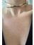 Çapraz Tasarım Choker Tasma Kolye 1