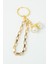 Geometrik Zincir Inci Sallantılı Anahtarlık Çanta Süsü 2