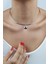 Gümüş Renk Küre Detay Choker Kolye 1