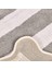 Soft Tufting Line Banyo Paspası - Ekru / Gri - 60X90 cm 4