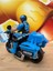 Oyuncak Polis Motorsiklet Sesli Işıklı Kutulu Oyuncak Motor Adamlı Motor Mavi Polis Motoru Oyuncak 5