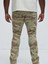Kamuflaj Desenli Skinny Erkek Pantolon , Yıpranmış Detaylı Kamuflaj Desenli Dar Kesim Erkek Pantalon 2