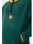 Frode Square Logo Nakışlı Polar Sweatshirt Yeşil-Sarı-Turuncu 5