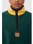 Frode Square Logo Nakışlı Polar Sweatshirt Yeşil-Sarı-Turuncu 6