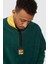 Frode Square Logo Nakışlı Polar Sweatshirt Yeşil-Sarı-Turuncu 7