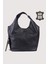 Hakiki Deri Kadın Omuz Çantası Siyah SMR9199 1