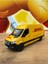 Mercedes-Benz Sprinter Dhl Araba Mercedes Diecast Kargo Arabası Dhl Minibüs 12CM 1