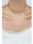 Geçme Zincir Gold Choker Kolye 1