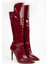 Kadın Gloss Bordo Rugan Çizme 3