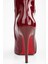 Kadın Gloss Bordo Rugan Çizme 5