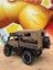 Sürtmeli Sesli Işıklı Müzikli Off Road Aracı Lüks Arazi Aracı Off Road Karavan Aracı 18CM 4