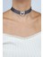 Şeffaf Kalp Kristal Choker Kolye 1