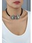 Siyah Cam Boncuk Choker Kolye 1