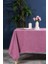 Soft Kadife Masa Örtüsü Dikdörtgen (150X220 Cm) Gülkurusu 1