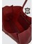 City Tote Hakiki Deri Omuz Çantası Bordo SMR9182 5