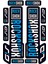 Rockshox Maşa Sticker | Bisiklet Ön Çatal Stickerı | 10 Parça Etiket 1