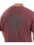 Kingsize Hard Work Antik Yıkamalı Oversize T-Shirt Bordo 4
