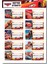Cars Defter Etiketi – 10 Adet Arabalar Lightning Mcqueen Sticker Seti 1