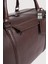 Hakiki Deri Erkek Valiz Çantası Kahverengi SMR6788 5