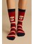 Yılbaşı Soket Çorap Kırmızı 4
