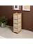 Bambu Slim 4 Çekmeceli Dolap Organizer Çok Amaçlı Düzenleyici Şifonyer DB-0048 4