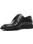 Erkek Siyah Bağcıklı Deri Klasik Ayakkabı 4
